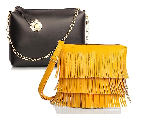 golden chain sling bags