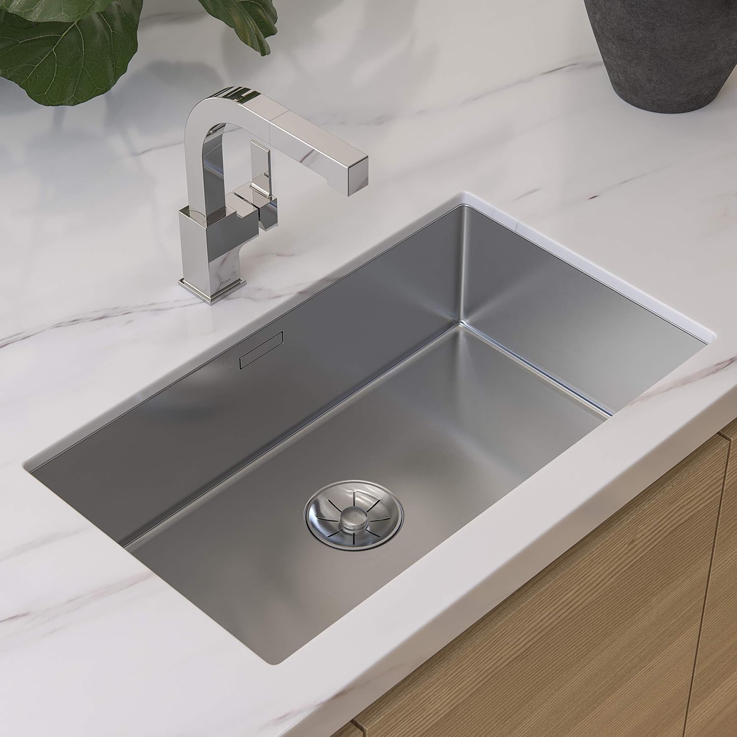 Pfister LG534-LPMC Arkitek Kitchen Faucet With Pull-Out Sprayhead, Polished Chrome - - 