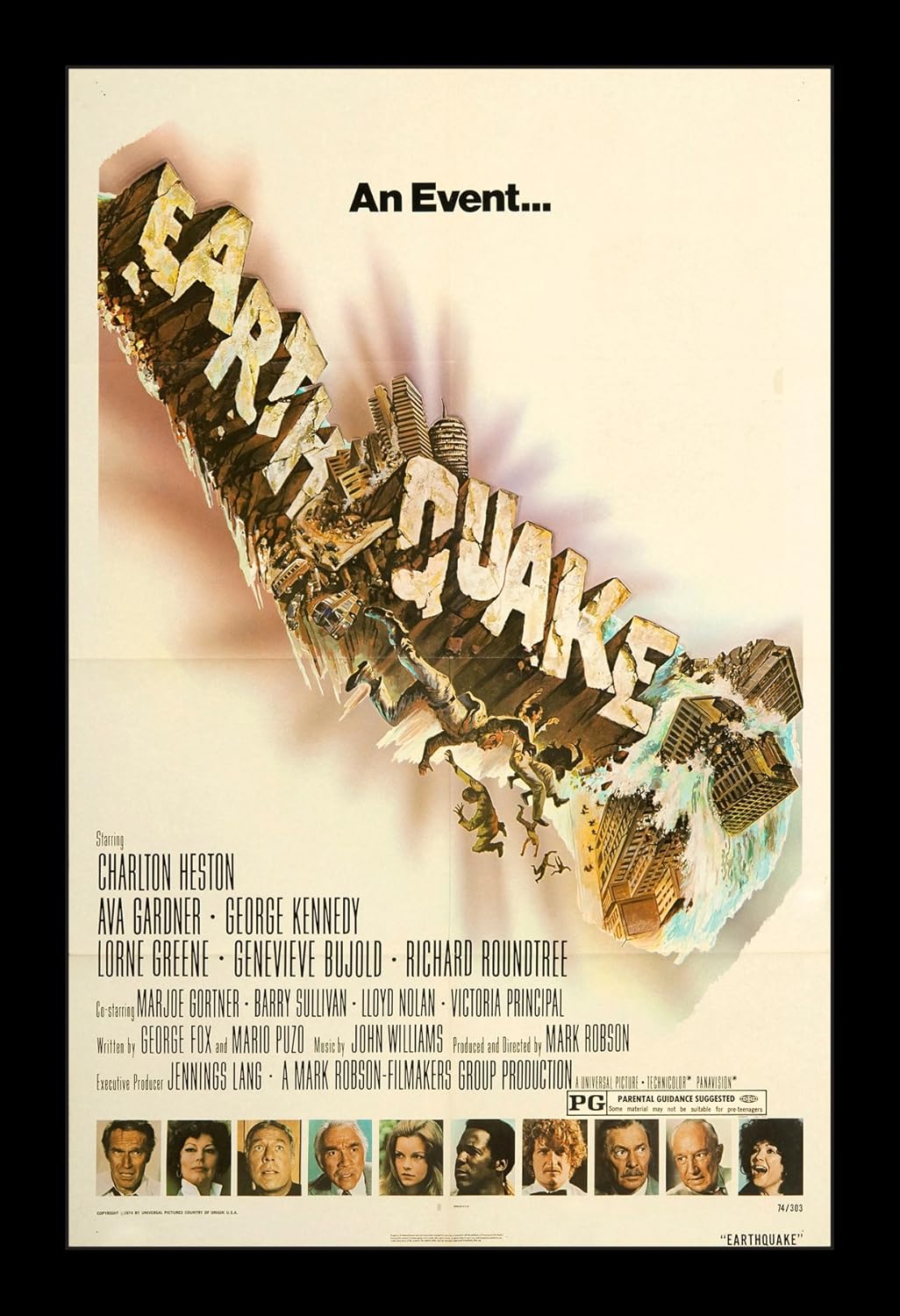 Earthquake - 11x17 Framed Movie Poster by Wallspace