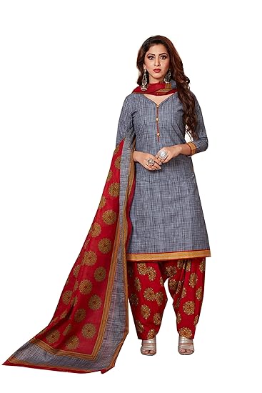 Womens Pure Cotton Printed Fully stitched Salwar Suit