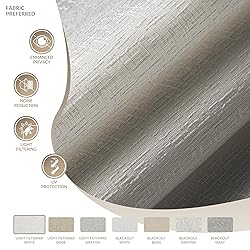 Boolegon No Drill Cordless Roman Shades for