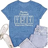 SUWATOIN Women Pickleball Shirt Pickleball Player T-Shirt Pickleball Lover Gift Tee Tops