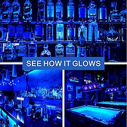 Gonhom 4 Pack A19 LED Blue Light Bulb,9 Watt Blue