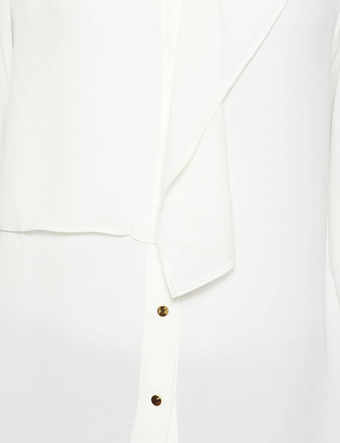 van heusen women's plain regular fit synthetic shirt