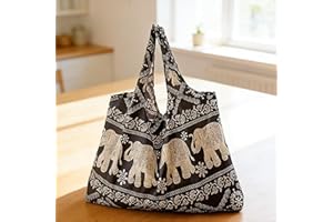 Reusable Shopping Bag for Grocery and Storage, Foldable Lightweight Polyester Tote Bag, Large Capacity Handbag, Suitable for 