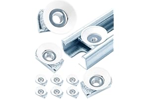 SIHAI 12-Packs 3/8"-16 Strut Channel Cone Nuts, Galvanized Unistrut Hardware Twirl Nuts, Cone Nut for 1-5/8" Superstrut Channels Solar Panels Mounting or DIY (12 PK, 3/8"-16)