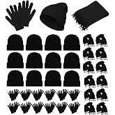 36x Winter Gloves, Beanies, Fleece Scarves Unisex Bulk Pack Donation Charity Care Bundle