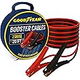 GOODYEAR Heavy Duty Jumper Cables for Car Battery – 2 Gauge 20 ft Booster Cables with Carrying Case for Cars, Trucks, SUVs, Emergency Roadside Kit