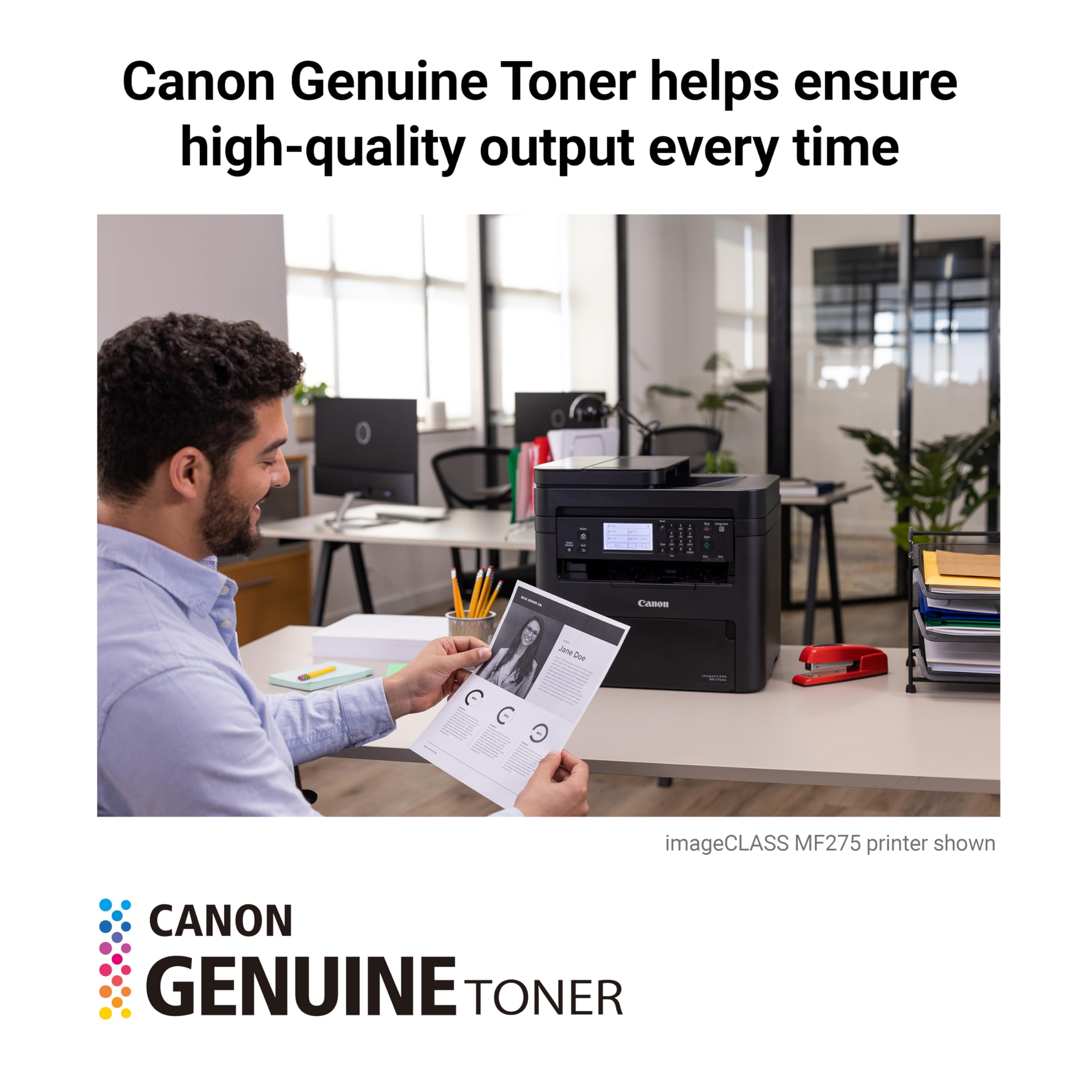 Canon Genuine 071 Black Toner Cartridge Compatible with LBP122dw, MF272dw, MF273dw, MF275dw