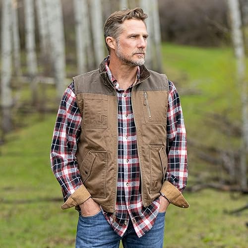 Legendary Whitetails Tough as Buck Vest for Men, Work Flannel