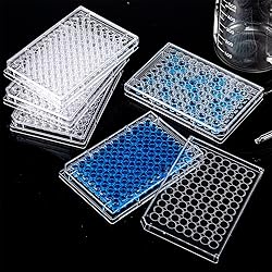 Weysat 20 Pcs 96 Well Tissue Culture Plates with