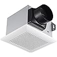 Tech Drive Very Quiet 80 CFM, 1.5 Sone No Attic access Needed Installation Bathroom Ventilation and Exhaust Fan with Humidity sensor