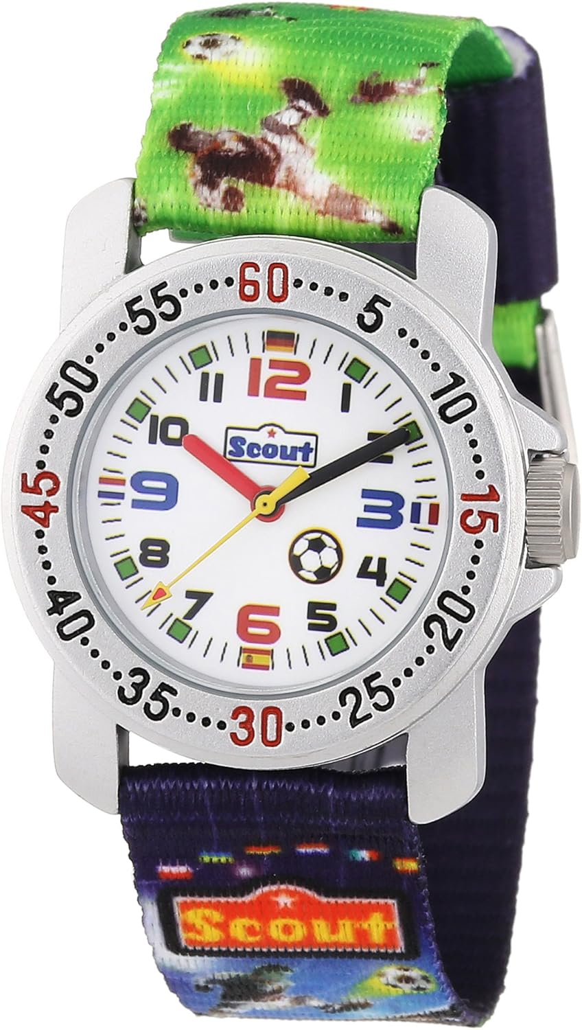 Scout Boys' Analogue Quartz Watch with Textile Strap 280376026