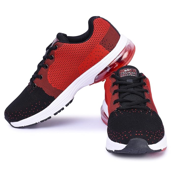 campus shoes red colour