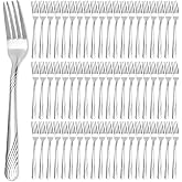240 Pcs Dinner Forks Bulk Set, 6.7 Inch Stainless Steel Silverware Dinner Fork Set, Table Cutlery Mirror Polished Salad Flatware for Home, Restaurant, Kitchen, Dishwasher Safe