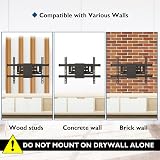 BONTEC TV Wall Bracket 32-85 Inch Full Motion Dual Arm 60kg VESA 600x400 view 8
