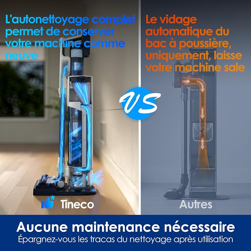 Pure One Station 5 Plus Aspirateur Auto-Vacuum Base 2,5L 70Min 175W