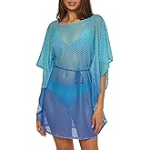 Trina Turk Women's Standard Sun Opal Crochet Caftan, Casual, Beach Cover Ups