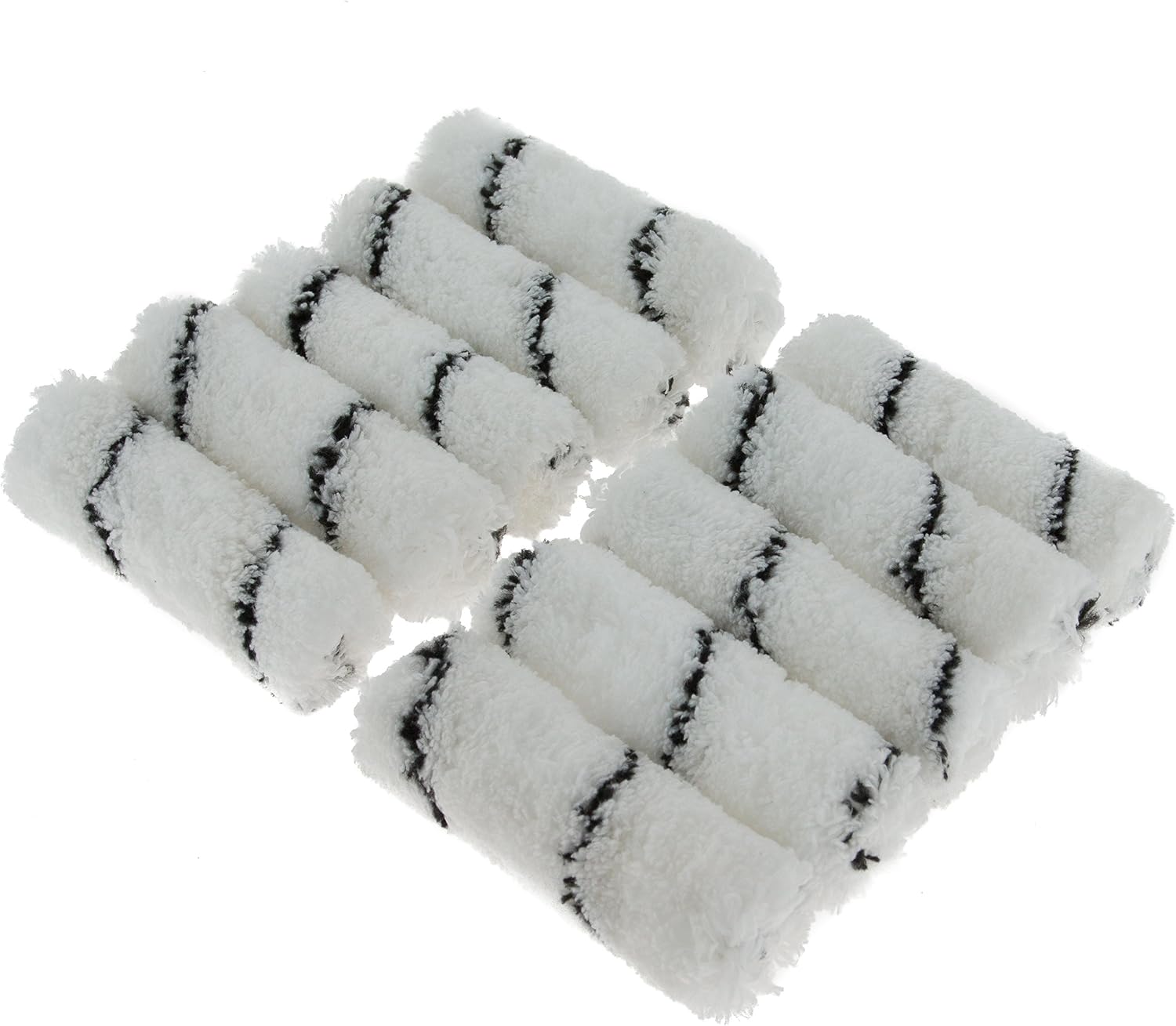 Coral 41400 Easy Coater Paint Mini Roller Cover with a Microfibre Sleeve Fabric 4 inch 10 Piece Pack Set, 4" Mini - 10PK