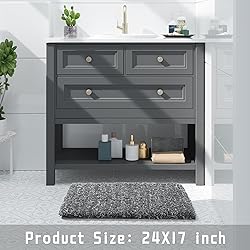 Yimobra Bathroom Rugs Non Slip Washable