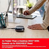 SanDisk 4TB Desk Drive USB Type-C External SSD Up to 1000 MB/s Desktop HDD view 4