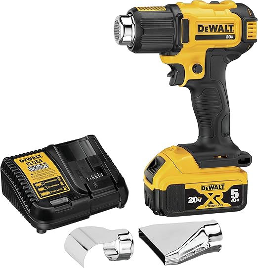 DEWALT 20V MAX Cordless Heat Gun (DCE530P1) Amazon.ca Tools & Home