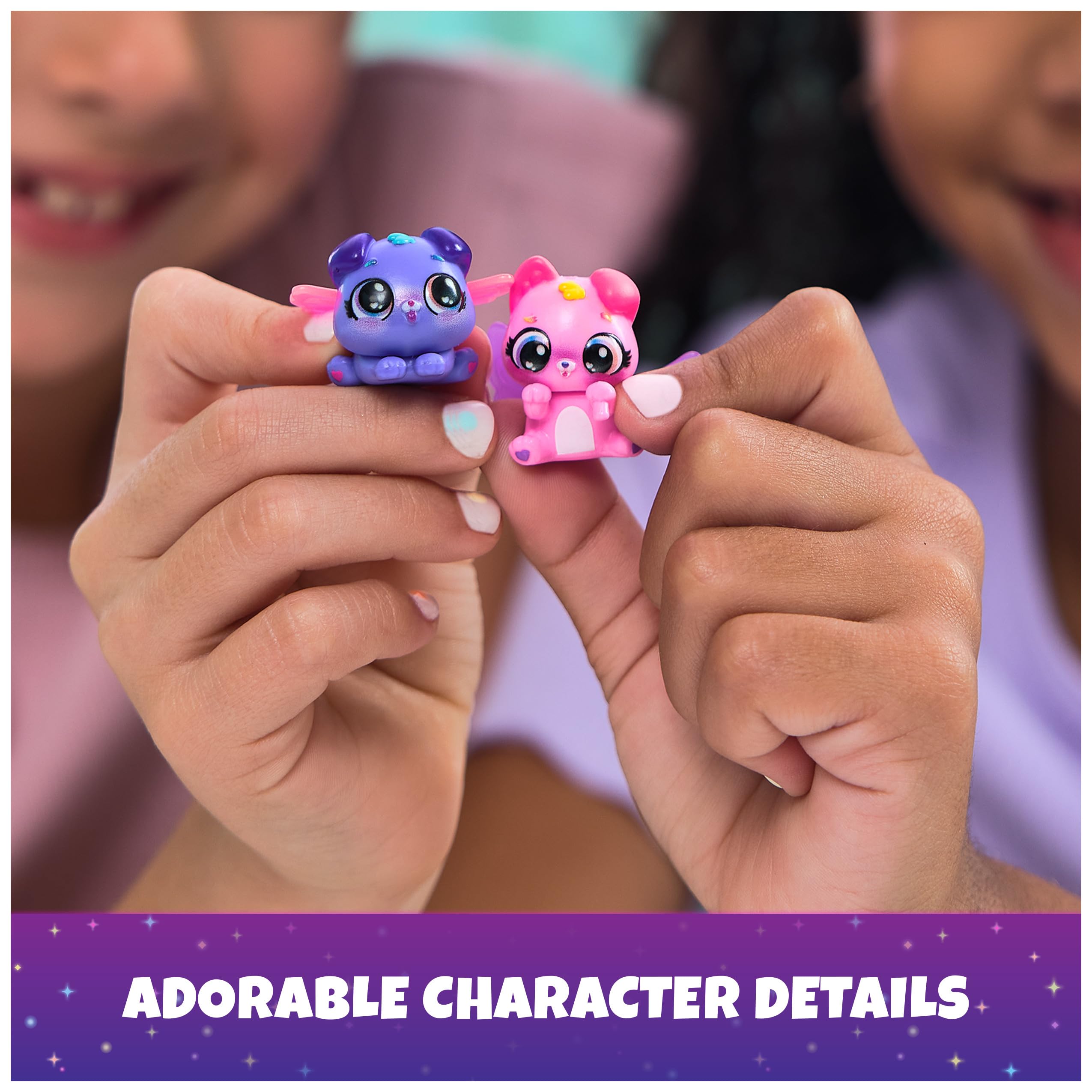 Hatchimals Alive, Neon Rainbow Bestie Pool Party with 2 BFF Figures in Color Reveal Eggs, 14 Accessories, Gifts & Stocking Stuffers for Girls & Boys Ages 3 & up