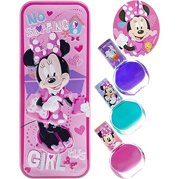 minnie mouse nail polish set