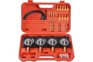 DHA Universal Vacuum Carburetor Synchronization Balancer Gauge Carb Synchronizer Adjustment Tool Kit Compatible with Motorcycle BMW Honda Yamaha Kawasaki Suzuki GS KZ XS CB 550 650 750