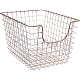 Spectrum Diversified Scoop Storage Basket, Small, Copper