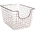 Spectrum Diversified Scoop Storage Basket, Small, Copper