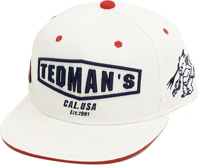 Amazon テッドマン Tedman ストレートキャップ Tdc 6800 スナップバック メンズ 帽子 オフ白 メンズフリーサイズ キャップ 通販