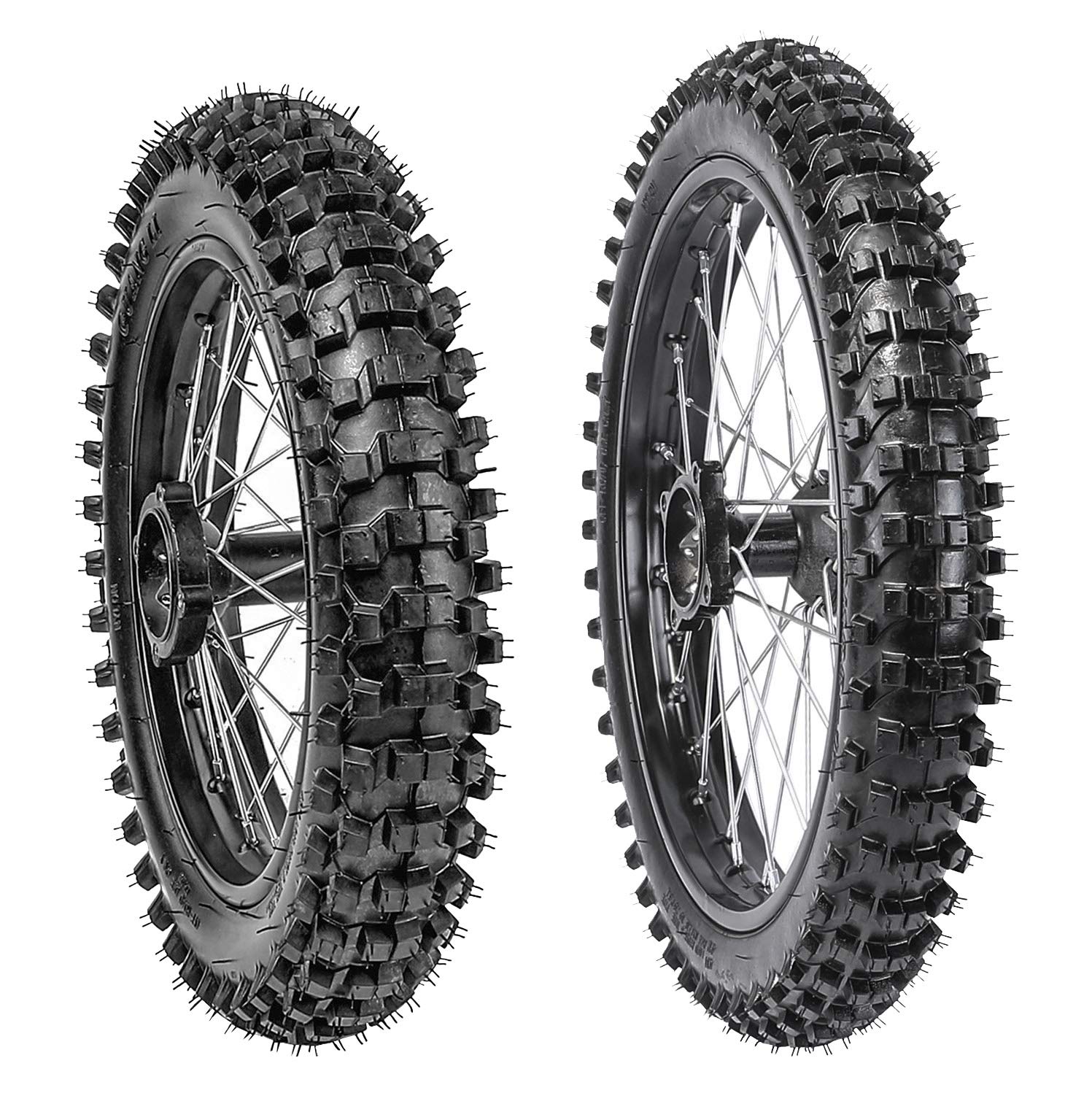Tires ZXTDR Front 70/10017 & Rear 90/10014 Wheels Tires With 15mm
