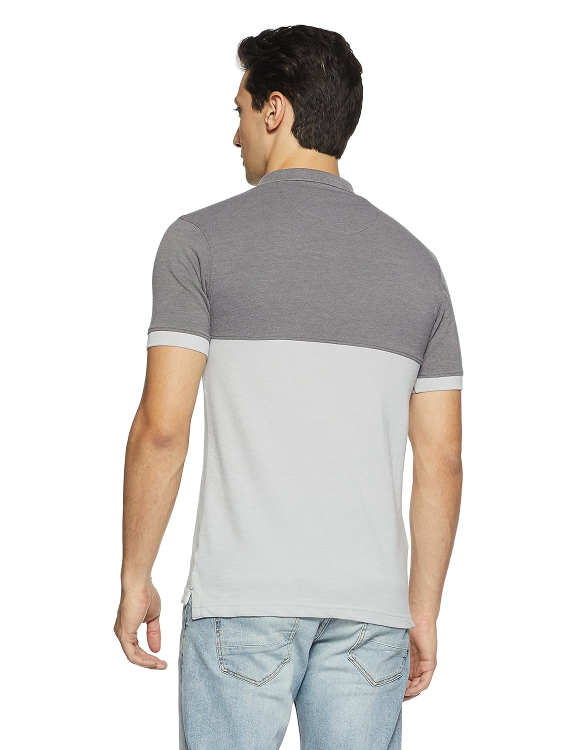 symbol amazon brand men's plain regular fit polo