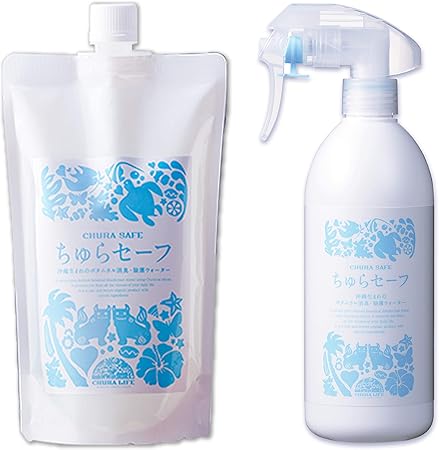 Amazon Co Jp ちゅらセーフ チュラコス 除菌 消臭 ウォーター スプレー 次亜塩素酸水 ボタニカル 1本 400ml ドラッグストア