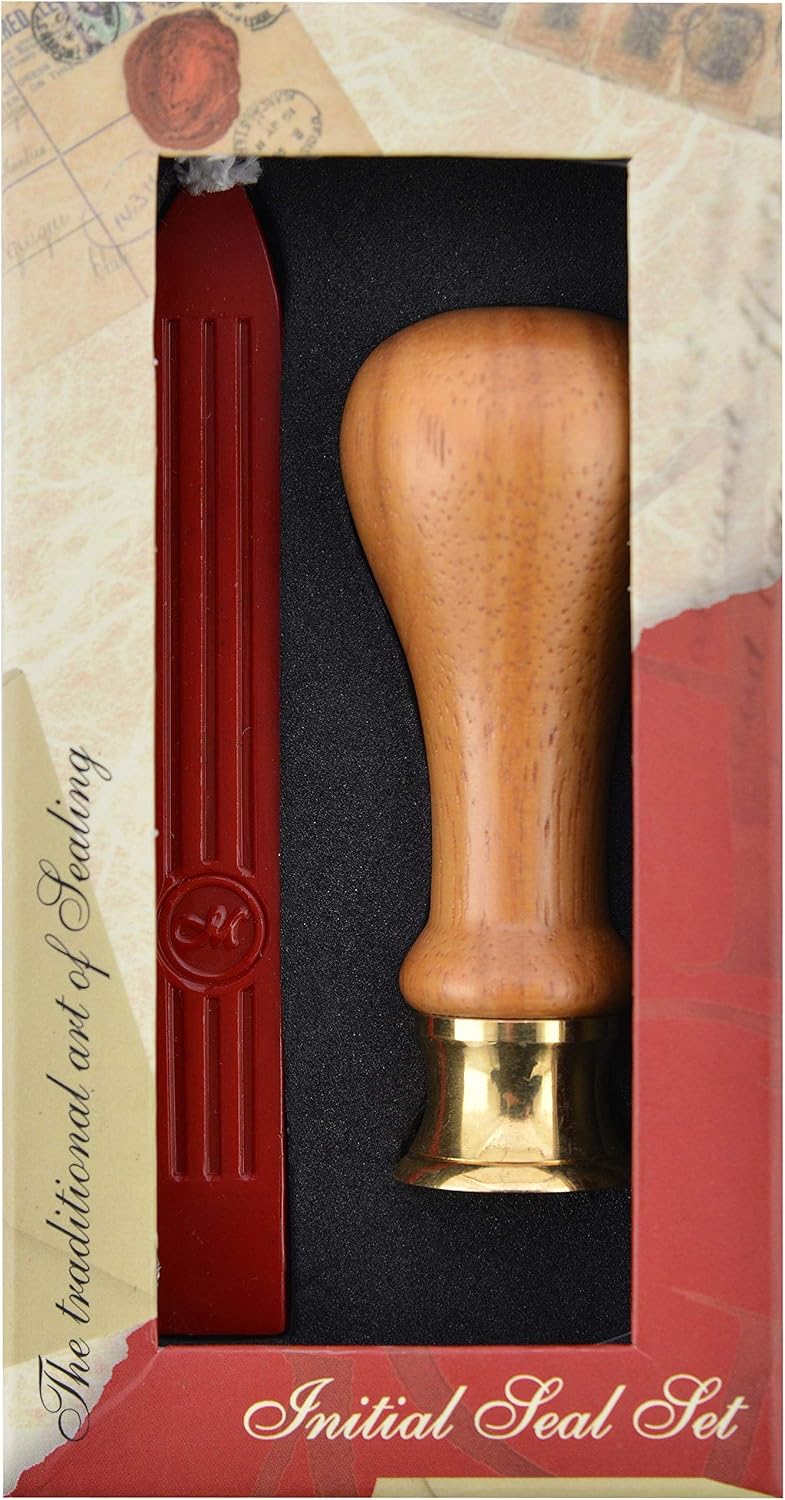 Manuscript Pen Company Personal Initial Seal - I, Red