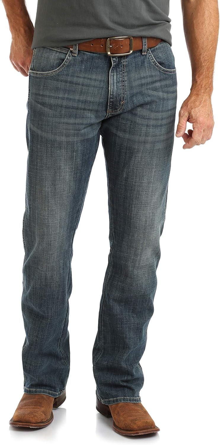 Wrangler Men's Retro Slim Fit Boot Cut Jean at Amazon Menâs Clothing store