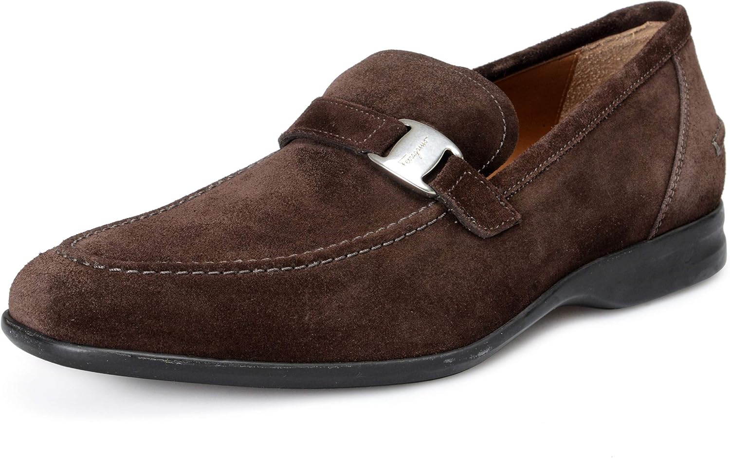 ferragamo suede loafers