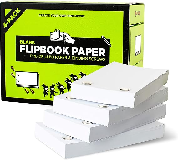 Professional Flip Book Kit by Oaktown Supply 480 Sheets
