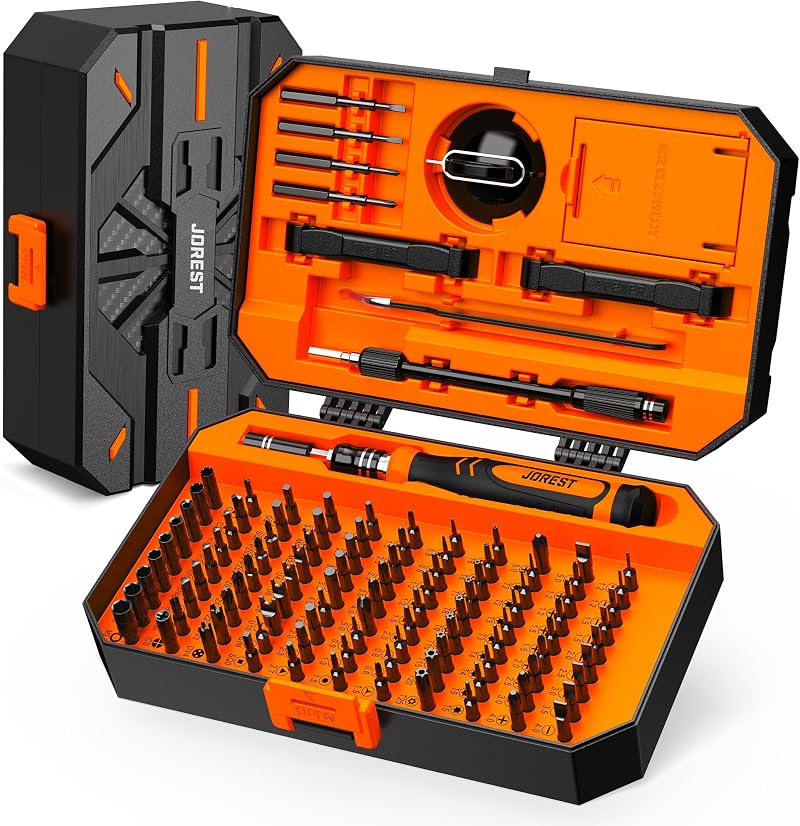 JOREST 115 in 1 Precision Screwdriver Set with 103 Bits, Magnetic Bits