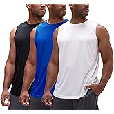 DEVOPS Men's Relaxed-Fit Workout Loungewear Gym Tank Top Sleeveless