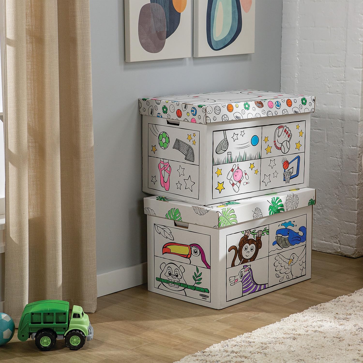 Bankers Box At Play Color in Sports Toy Box