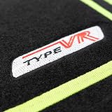 Sakura SS5308 Universal Car Mat Set Lime - 4 Pcs Anti-Slip Backing view 5