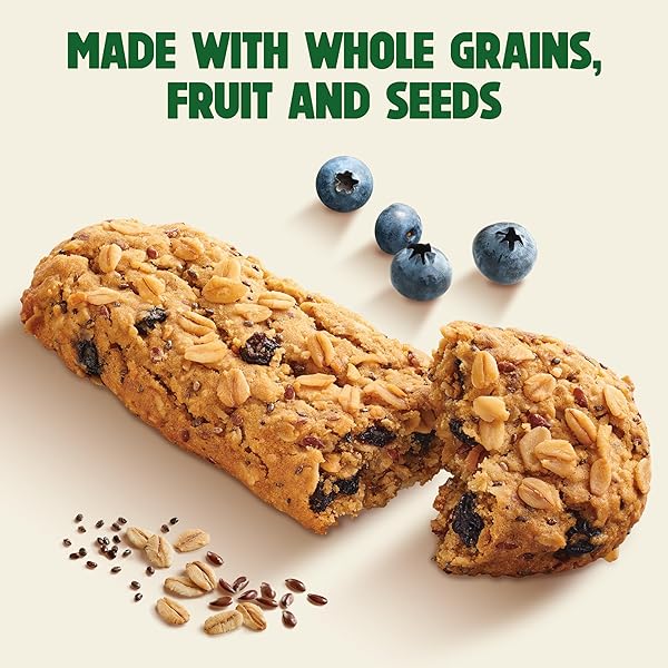 NATURE VALLEY SOFT BAKED BREAKFAST BARS, BLUEBERRY OAT, MORNING SNACKS, 5 BARS, 8.85 OZ