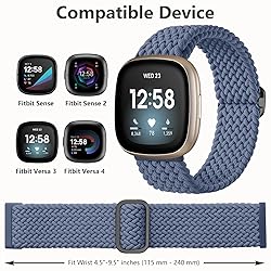 Maledan Band Compatible for Fitbit Sense/Versa