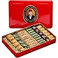 Hafiz Mustafa 1864 Istanbul Baklava Pastry Box - Baked Baklava Dessert Snacks Made from Fresh Phyllo Dough Sheets, Pistachio, Hazelnut, Walnut - Turkish Sweets Tray Gift Ideas for Birthday, Christmas