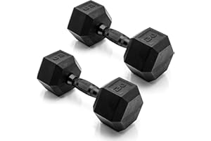 CAP Barbell Coated Hex Dumbbell Weight - Pairs | Multiple Options