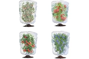 afzdby Garden Mesh Netting with Drawstring,Plants Cover Protection from Anti Birds,Bugs,Cicadas,and Insects-Pest Barrier Bag for Blueberry Bushes,Citrus,Tomatoes,Vegetables,Fruit Tree and Orange