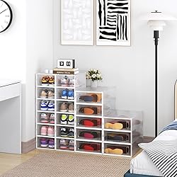 PARANTA 4-Piece Boots and 12-Piece Shoes Storage