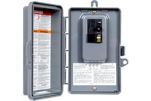 Schneider Electric - Square D - Enclosed Circuit Breaker, QO, 2 Pole, 1 Phase, 40 A, NEMA3R, Ground Fault Protection, Nonmeta